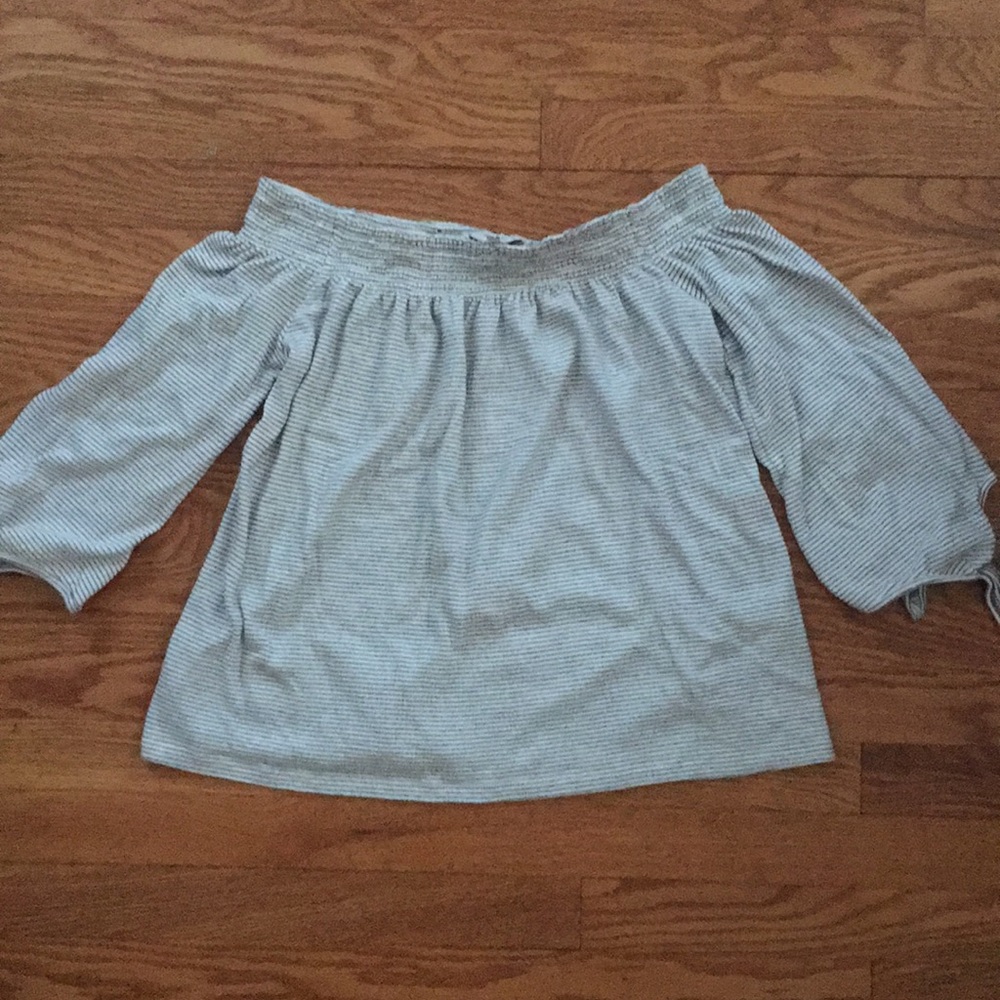 Lucky Brand Off the Shoulder striped top - small